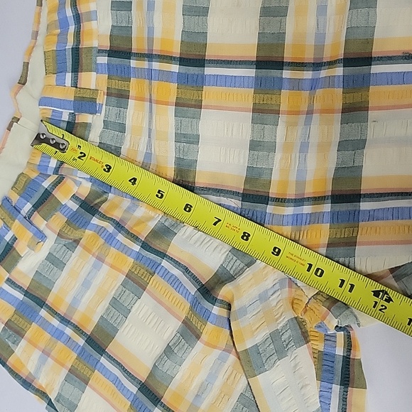 Vintage 1970's Plaid Men's Pants SeerSucker 3 Pockets Zip Closure (28 x 26) - Picture 15 of 17
